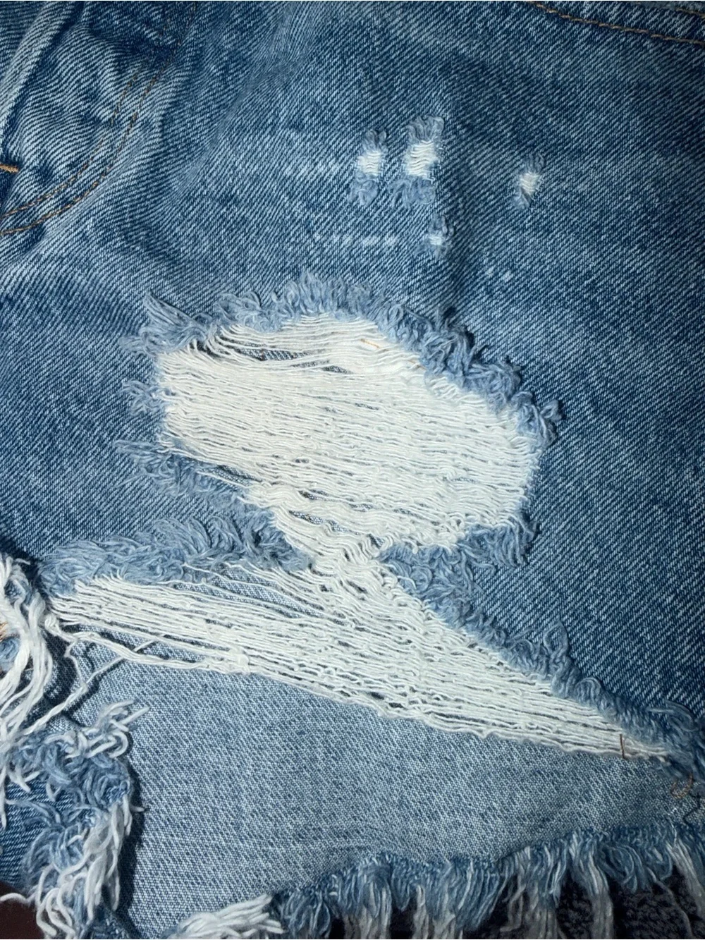 Levi’s 501 Distressed Denim Cutoff Shorts